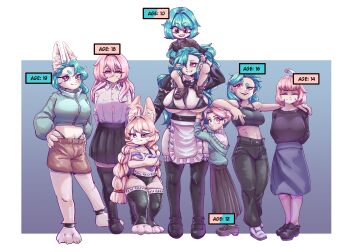 1futa age_comparison akeno_(itsnafulol) apron baby bikini blue_hair breast_sucking breastfeeding breasts family furry furry_female furry_with_non-furry futa'd futa_with_female futanari gloves hair_ribbon height_difference huge_breasts if_they_mated interspecies kyojiri_loli loli maid maid_apron maid_bikini maid_headdress mother_and_daughter multicolored_hair multiple_girls nes_panda parent_and_child pink_eyes pink_fur pink_hair rabbit rabbit_ears rabbit_girl rabbit_tail red_eyes ribbon size_difference smile swimsuit thick_thighs thighhighs thighs twintails unconventional_maid zenless_zone_zero zhao_(zenless_zone_zero)
