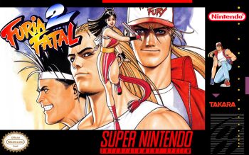 Rule 34 | 1girl, 3boys, andy bogard, bandana, bare shoulders, baseball cap, blonde hair, blue eyes, blue jeans, breasts, converse shoes, fatal fury, fatal fury 2, game console, hat, headband, highres, joe higashi, long hair, mori toshiaki, multiple boys, ponytail, shiranui mai, sideboob, spanish text, super nintendo, terry bogard, third-party edit, video game