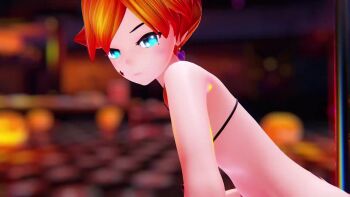 1girl 3d amv animated anus ass ass_shake ass_tattoo asteriskmmd asymmetrical_hair audible_music belly blue_eyes body_writing bouncing_ass bouncing_breasts breasts dancing demon_horns earrings female_focus from_behind gen_1_pokemon gloves hair_tie hentai_music_video high_heels highres holding holding_pole horns huge_filesize inner_boob jewelry loli mikumikudance_(medium) misty_(pokemon) multiple_girls music music_video nail_polish navel navel_piercing nintendo nipples nude orange_hair pelvic_curtain petite piercing pokemon pokemon_rgby pole pole_dancing ponytail pubic_tattoo pussy shirt short_hair side_ponytail skinny small_breasts solo sound standing stomach tagme tattoo thighs toenail_polish toenails toes underwear video