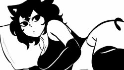 1boy 1girl after_vaginal aftersex animated anus bed blush breasts cum cum_in_pussy emmpyfour fellatio fingering heart heart-shaped_pupils hetero large_breasts leg_grab masturbation moaning navel nine_(emmpyfour) on_bed open_mouth oral original penis pussy pussy_juice sex sketch spread_legs sweat symbol-shaped_pupils tagme tail th3cyclop thighhighs tongue vaginal video