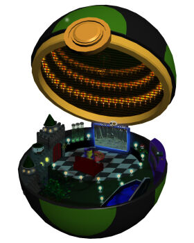 ankh aura boo_(mario) candle castle checkered_floor coffin couch dusk_ball gen_1_pokemon koopa_clown_car mario mario_(series) millennium_eye millennium_key millennium_puzzle millennium_ring millennium_rod millennium_scale minimized nintendo open_poke_ball pikachu piranha_plant poke_ball pokemon pokemon_(creature) ruun_(abcdeffff) skull super_mario_bros._1 television the_ring yu-gi-oh! yu-gi-oh!_duel_monsters