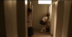2girls animated asian ass black_hair breasts bug bullying cockroach flashback hard-translated insect japanese_(nationality) multiple_girls nude peril photo_(medium) real_life public_restroom school_uniform serafuku shower_(place) small_breasts sound source_request tagme third-party_edit translation_request undressing video yuri
