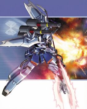 00s gundam gundam_seed gundam_seed_destiny mecha no_humans robot science_fiction solo weapon white_background zaku zaku_phantom