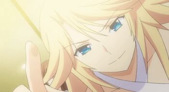 Rule 34 | 2girls, amakimihara monika, animated, animated gif, assertive female, blonde hair, blue eyes, brown hair, ceiling, character request, ero zemi, ero zemi: ecchi ni yaru-ki ni abc, glasses, incoming kiss, kiss, lipstick, lipstick mark, looking at viewer, makeup, multiple girls, one eye closed, pink lips, pink pineapple, pov, smile, wink