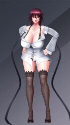 1girl 3d action_taimanin alternate_costume animated bare_legs bare_shoulders bouncing_breasts breasts casual cleavage curvy fingernails hair_ornament hanging_breasts highres huge_breasts lilith-soft looking_at_viewer mizuki_shiranui nail_polish official_alternate_costume open_mouth revealing_clothes ryona shiny_skin shirt short_shorts shorts sideboob smile solo sound standing tagme taimanin_(series) taimanin_yukikaze talking underwear video white_shirt wide_hips