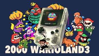 2boys anonster arm_up black_footwear black_hair black_overalls black_pants blue_background buck_teeth cleats closed_mouth colored_sclera commentary copyright_name daruma_doll dated doll_boy_(wario_land) english_commentary facial_hair fish frown game_boy game_boy_color gloves grin handheld_game_console hat helio_(mario) highres hood hood_up jamano looking_at_another mario_(series) muddee multiple_boys mustache nintendo octo_(mario) overalls pants pesce pointy_ears rayman_limbs red_headwear red_sclera rinabee_(rinabele0120) rudy_the_clown sharp_teeth shirt shoes shoot_(wario_land) short_hair short_sleeves shorts shpes simple_background skull skull_print smile spikes squid t-shirt teeth unworn_hat unworn_headwear v-shaped_eyebrows wario wario_land wario_land_3 white_gloves white_headwear white_shirt wolfenboss wormwould yellow_eyes yellow_shorts