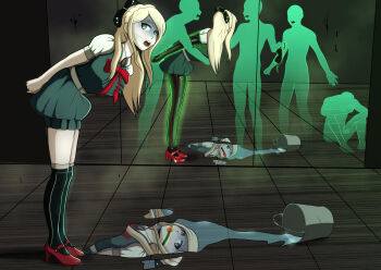 danganronpa_(series) danganronpa_2:_goodbye_despair different_reflection ghost highres invisible mirror mirror_demon rape reflection sonia_nevermind tagme