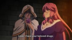 1girl addiction animated ball_busting bdsm breasts cbt cleavage crotch_kick flare_arlgrande_jioral kaifuku_jutsushi_no_yarinaoshi_~sokushi_mahou_to_skill_copy_no_chouetsu_heal~ keyarga_(kaiyari) large_breasts pink_hair smile sound stepped_on tagme video