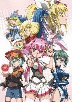 6+girls character_request groin multiple_girls official_art sora_wo_kakeru_shoujo source_request tagme