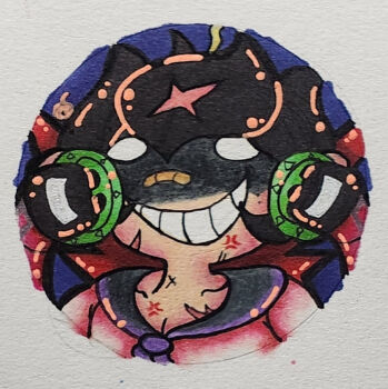 Rule 34 | angry, bancholilimon, banchou, delinquent, digimon, digimon (creature), evil smile, flower, monster girl, petals, plant girl, pumpkinpoltergeist, smile, sukeban, yo-yo