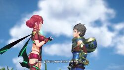 1boy 1girl 3d animated child cutscene game imminent_breast_grab pyra_(xenoblade) rex_(xenoblade) screencap sound tagme video video_game video_game_screencap xenoblade_chronicles_(series) xenoblade_chronicles_2