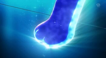 1boy animated animated_gif blonde_hair blue_eyes clemont_(pokemon) evolution gen_4_pokemon glasses luxray male_focus nintendo pokemon pokemon_(anime) pokemon_(creature) surprised