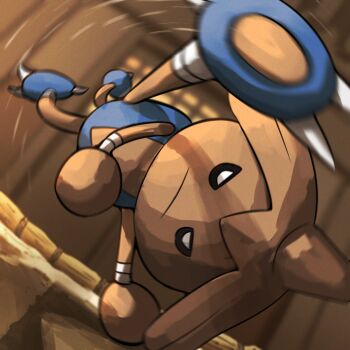 absurdres claws commentary_request gen_2_pokemon highres hitmontop looking_at_viewer nintendo pokemon pokemon_(creature) solo spicyichizo