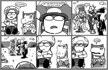 Rule 34 | agumon, angewomon, beelstarmon, digimon, digimon (creature), hat, highres, looking at another, sakuyamon, scumon, sharp teeth, teeth