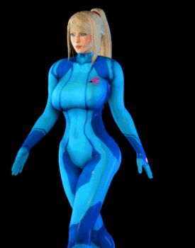 10s 1girl 3d animated animated_gif ass ass_shake black_background blonde_hair blue_bodysuit blue_eyes bodysuit bouncing bouncing_breasts breasts female_focus large_breasts long_hair looping_animation metroid mole mole_under_mouth nintendo ponytail samus_aran sidelocks simple_background skin_tight solo source_filmmaker_(medium) staring swaying swept_bangs walking zero_suit
