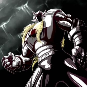 Rule 34 | 1boy, akuma shogun, armor, bodysuit, clenched hand, cowboy shot, fighting stance, image sample, kinnikuman, male focus, md5 mismatch, murata (acid-head), pixiv sample, resized, resolution mismatch, solo, source larger, standing