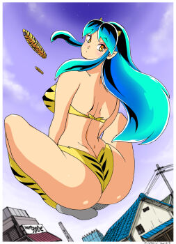 Rule 34 | 1girl, ass, breasts, eiden, huge ass, large breasts, lum, sideboob, thighs, urusei yatsura