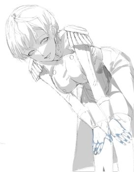 1girl bent_over breasts gloves izumo_tenka large_breasts mato_seihei_no_slave solo