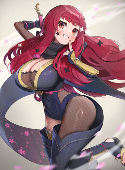 breasts cleavage fire_emblem fire_emblem_engage fire_emblem_heroes gonzarez large_breasts ninja nintendo yunaka_(fire_emblem) yunaka_(stealthy_imitator)_(fire_emblem)