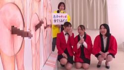 animated censored fellatio fellatio_lineup glory_hole indoors interior japanese_(nationality) jav multiple_boys multiple_girls oral photo_(medium) real_life sex sound source_request tagme video