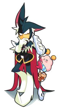 Rule 34 | 1boy, animal ears, bat ears, cape, controller, d-pad, donkey kong, donkey kong (series), donkey kong arcade, donkey kong jr. (game), draculala (gashi-gashi), game controller, gashi-gashi, nintendo, original, pointy boots, red eyes, shoes, simple background, white background, wii remote