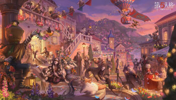 Rule 34 | 1other, 6+boys, 6+girls, absurdly detailed composition, absurdres, aircraft, alexander the great (identity v), alva lorenz, animal, animal on head, ann (identity v), antonio (identity v), architecture, ascot, awning, bag over head, bald, bandaged arm, bandages, bane (identity v), barefoot, basket, bellows camera, belt, bench, bird, bird on hand, bird on head, black belt, black boots, black bow, black cloak, black coat, black dress, black eyes, black gloves, black hair, black hat, black kimono, black lips, black pants, black vest, blindfold, blonde hair, blue eyes, blue pants, blush stickers, bonbon (identity v), boots, bottle, bouquet, bow, bowtie, braid, building, burke (identity v), camera, candle, cane, cat, chair, cherry, chinese clothes, chinese commentary, christina (identity v), chromatic aberration, cityscape, clapping, cloak, closed eyes, closed mouth, coat, colored skin, commentary request, confetti, copyright logo, copyright name, cup, doll night bat (identity v), door, dress, elbow carry, elbow gloves, evening, everyone, eyeball, fan wujiu, feeding, fence, fingernails, finsen hunter, fish, flower, flower basket, follower (identity v), food, fool's gold (identity v), fountain, fruit, fur-trimmed cloak, fur trim, galatea claude, gloves, goat horns, grace (identity v), green coat, green dress, green hair, green necktie, grey skin, grin, hair between eyes, hair bow, hair flower, hair ornament, hand up, hanging sign, hastur (identity v), hat, head wreath, highres, holding, holding basket, holding bottle, holding bouquet, holding cane, holding cup, holding flower, holding food, holding fruit, holding plate, holding saucer, hollow body, horns, hot air balloon, hullabaloo (identity v), identity v, incredibly absurdres, instrument, ithaqua (identity v), ivy (identity v), jack (identity v), japanese clothes, jeffrey bonavita, jewelry, joker (identity v), joseph desaulniers, keigan nicholas keogh, kimono, lamia, lamppost, lantern, leo beck, lighthouse, lizard tail, logo, long braid, long fingernails, long hair, long sleeves, long tongue, looking at another, low ponytail, luchino (identity v), marcus thorne, marquee lights, mary (identity v), mask, michiko (identity v), missing tooth, monster girl, motion blur, mountain, mu ayou, multicolored hair, multiple boys, multiple girls, multiple rings, neck ruff, necklace, necktie, nightmare (identity v), nihongami, nun, nun headdress, official art, on head, open clothes, open mouth, open shirt, orange flower, orange hair, outdoors, outstretched arms, pants, parted lips, pennant, percy (identity v), philippe (identity v), pillar, pink flower, plate, pointing, pointy ears, ponytail, prehensile hair, purple flower, purple vest, queen bee (identity v), railing, red bow, red bowtie, red dress, red eyes, red flower, reptile boy, ring, robbie (identity v), robot, rope around neck, rose, sangria (identity v), saucer, scar, scar on neck, scenery, sharp fingernails, sharp teeth, shirt, short hair, sign, single braid, single glove, single sock, sitting, slit pupils, smile, smoke, socks, solid eyes, stairs, standing, striped clothes, striped shirt, striped socks, suspenders, table, tail, teacup, teeth, tentacles, the will brothers (identity v), tiered tray, tongue, tongue out, top hat, torn sleeve, traditional nun, two-tone hair, valentina yaga vasilieva, very long hair, very long tongue, vest, violetta (identity v), violin, walking, wheelchair, white ascot, white coat, white flower, white gloves, white hair, white shirt, window, wu chang, xie bi'an, yellow bow, yellow eyes, yidhra (identity v)