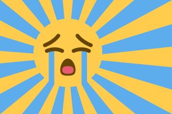 crying crying_emoji cunny_(meme) emoji highres loli rising_sun_flag sunburst tagme