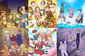 absurdres anna_(digimon) armadimon betamon bug cat catherine_deneuve chichos digimon digimon_adventure_02 dingo_(digimon) floramon gabumon ganimon gomamon gottsumon hawkmon hida_iori highres hoi_brothers horn ichijouji_ken inoue_miyako ishida_yamato izumi_koshiro kido_jo lara_(digimon) lou_(digimon) maria_(digimon) michael_(digimon) motomiya_daisuke palmon piyomon sam_(digimon) shakomon smile steve_(digimon) tachikawa_mimi tailmon takaishi_takeru takenouchi_sora tatum_(digimon) tentomon v-mon water wings wormmon yagami_hikari yagami_taichi yuri_(digimon)