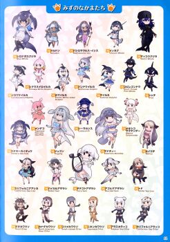 6+girls absurdres alaskan_sea_otter_(kemono_friends) american_manatee_(kemono_friends) baikal_seal_(kemono_friends) basilosaurus_isis_(kemono_friends) bearded_seal_(kemono_friends) blue_whale_(kemono_friends) california_sea_lion_(kemono_friends) californian_sea_otter_(kemono_friends) chinese_white_dolphin_(kemono_friends) coelacanth_(kemono_friends) commerson's_dolphin_(kemono_friends) common_bottlenose_dolphin_(kemono_friends) common_dolphin_(kemono_friends) dorudon_(kemono_friends) dugong_(kemono_friends) full_body giant_otter_(kemono_friends) harp_seal_(kemono_friends) highres japanese_otter_(kemono_friends) japanese_pancake_devilfish_(kemono_friends) japari_symbol kemono_friends looking_at_viewer mexico_salamander_(kemono_friends) multiple_girls narwhal_(kemono_friends) north_american_river_otter_(kemono_friends) official_art orca_(kemono_friends) pacific_white-sided_dolphin_(kemono_friends) short-finned_pilot_whale_(kemono_friends) simple_background small-clawed_otter_(kemono_friends) sperm_whale_(kemono_friends) steller's_sea_cow_(kemono_friends) steller's_sea_lion_(kemono_friends) tachi-e walrus_(kemono_friends) yoshizaki_mine