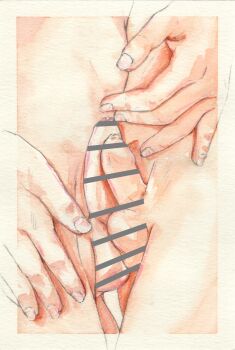 2boys bar_censor border censored foreskin frottage ikanan male_focus multiple_boys original penis penises_touching phimosis shota