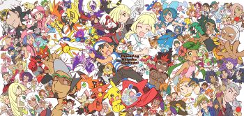 >_< 6+boys 6+girls :3 :o ^_^ abe_(pokemon) absolutely_everyone absurdly_detailed_composition absurdres acerola_(pokemon) aged_down ahoge alolan_exeggutor alolan_form alolan_marowak alolan_meowth alolan_persian alolan_vulpix altaria alternate_color anela_(pokemon) anger_vein anna_(pokemon_sm) annotated apron aqua_eyes aqua_hair aqua_shirt arm_hair arms_behind_head arms_up ash_ketchum backpack bag ball bandana bandana_over_mouth baseball_cap beast_ball belt berry_(pokemon) bewear big_hair black_bag black_bandana black_belt black_hair black_jacket black_sclera black_shirt blissey blonde_hair blue_eyes blue_hair blue_hat blue_jacket blue_shirt blue_shoes blue_skirt blue_vest blunt_bangs blush blush_stickers bone bonnet book bottle bow bowl bowtie bracelet braviary breasts bright_pupils brock_(pokemon) brown_eyes brown_hair brown_pants burger candy caster_(pokemon) chappy_(kanata218) character_doll charizard child claws clefable clenched_hand clenched_hands closed_eyes closed_mouth clothed_pokemon coconut_cup collarbone collared_shirt colored_sclera comfey commentary_request copyright_name cosmog crate crossed_arms cup dark-skinned_female dark-skinned_male dark_skin decidueye delia_ketchum dia_(pokemon) disc doll dragonair drampa drawing_(action) dreadlocks dress drinking_straw ear_piercing earrings eating eevee everyone eyelashes eyeshadow eyewear_on_head eyewear_on_headwear faba_(pokemon) facepaint facial_hair fangs fire fishing_rod flat_color flower flygon food food_on_face fruit garchomp gen_1_pokemon gen_2_pokemon gen_3_pokemon gen_4_pokemon gen_5_pokemon gen_7_pokemon gladion_(pokemon) gloves goatee golf_club golisopod green-framed_eyewear green_eyes green_fire green_hair green_headband green_shoes grey-framed_eyewear grey_eyes grey_gloves grey_hair grey_overalls grey_pants grey_tank_top grin gumshoos guzma_(pokemon) hair_flower hair_ornament hair_over_one_eye hair_rings hairband hala_(pokemon) hand_fan hand_on_own_face hapu_(pokemon) hariyama harper_(pokemon) hat hau_(pokemon) headband headset heart heart-shaped_eyes highres hobbes_(pokemon) holding holding_bone holding_bottle holding_bowl holding_disc holding_fan holding_fishing_rod holding_food holding_fruit holding_golf_club holding_plate holding_poke_ball holding_pokemon holding_rag holding_sketchbook holding_table_tennis_paddle holding_trophy honey hood hood_down horacio_(pokemon) ida_(pokemon) ilima_(pokemon) incineroar jacket james_(pokemon) jenny_(pokemon) jessie_(pokemon) jewelry joy_(pokemon) kahili_(pokemon) kendama kiawe's_grandfather_(pokemon) kiawe_(pokemon) komala konpeitou kyogre laki_(pokemon) lana's_mother_(pokemon) lana_(pokemon) legendary_pokemon lightning_bolt_symbol lillie_(pokemon) lipstick litten long_hair long_sleeves lunala lusamine_(pokemon) lycanroc lycanroc_(dusk) lycanroc_(midday) lycanroc_(midnight) magearna magnezone maid_headdress makeup malasada mallow's_mother_(pokemon) mallow_(pokemon) mandibles mareanie masked_royal master_caddy_(pokemon) medium_hair melmetal meltan memory_(pokemon) meowth metang mimikyu mimo_(pokemon) mina_(pokemon) minior minior_(core) minior_(orange_core) minior_(red_core) mismatched_eyebrows misty_(pokemon) mohn_(pokemon) molayne_(pokemon) monocle mouth_hold mudsdale mug multicolored_hair multiple_boys multiple_girls munchlax mustache mythical_pokemon naganadel nanu_(pokemon) navel necklace nina_(pokemon) nintendo no_sclera nostrils notice_lines nurse_cap nut_(hardware) official_alternate_costume old old_man old_woman olivia_(pokemon) on_head on_shoulder one-eyed one_eye_closed open_clothes open_jacket open_mouth orange-tinted_eyewear orange_hair orange_socks oranguru oricorio oricorio_(pom-pom) outstretched_arm overall_shorts overalls pants pectorals piercing pikachu pikala_(pokemon) pink-framed_eyewear pink_apron pink_dress pink_eyes pink_flower pink_hair pink_hat pink_shirt pink_shorts plate plumeria_(pokemon) poipole poke_ball pokedex pokemon pokemon_(anime) pokemon_(creature) pokemon_on_head pokemon_on_shoulder pokemon_sm_(anime) police police_uniform policewoman polka_dot polka_dot_bow polka_dot_bowtie ponytail primarina professor_burnet professor_kukui purple_bonnet purple_dress purple_eyes purple_hair quad_tails rango_(pokemon) rapp_(pokemon) red_bow red_bowtie red_eyes red_hair red_hat red_lips red_shirt rotom rotom_dex rowlet salandit samson_oak sandals sandwich sarah_(pokemon) sharp_teeth shaymin shaymin_(land) shell shell_hair_ornament shiny_pokemon shirt shoes short_shorts short_sleeves shorts side_ponytail sideways_hat signature silvally sima_(pokemon) sitrus_berry sitting sketchbook skirt sleeveless sleeveless_shirt smeargle smile socks solgaleo sophocles's_father_(pokemon) sophocles's_mother_(pokemon) sophocles_(pokemon) sparkle speech_bubble spiked_hair spikes split_mouth spoken_character stalk_in_mouth star_(symbol) star_hair_ornament stomach stoutland striped_clothes striped_shirt stufful sunglasses table_tennis_ball tan tank_top tapu_bulu tapu_fini tapu_koko tapu_lele team_skull team_skull_grunt team_skull_uniform teeth thank_you thick_eyebrows tinted_eyewear togedemaru tongue tongue_out topless_male torracat toucannon trophy trumbeak tsareena tupp_(pokemon) turtonator twintails two-tone_eyebrows two-tone_hair ultra_beast ulu_(pokemon) umbreon upper_teeth_only v variant_set vest vikavolt viren_(pokemon) visor_cap vulpix waving white_dress white_hair white_hat white_jacket white_pupils white_shirt wicke_(pokemon) wooden_bowl wrestling_mask yellow-framed_eyewear yellow_eyes yellow_hairband yellow_sclera z-crystal z-move_trainer_pose z-ring zeraora zipp_(pokemon) zoroark