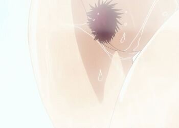 animated animated_gif breasts grabbing_own_breast nipples pubic_hair sakuraba_kotaro showering touko_minowa tsuma_tsuma