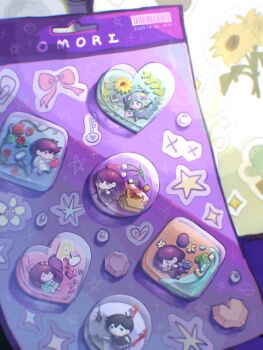 >_< 2girls 4boys :d antenna_hair apple aubrey_(headspace)_(omori) aubrey_(omori) banana basil_(headspace)_(omori) basil_(omori) black_eyes black_hair blue_overalls bow bright_pupils brother_and_sister brothers cactus camera checkered_blanket closed_mouth colored_skin double-parted_bangs flower flower_wreath food forest_bunny_(omori) fruit frying_pan gladiolus grapes green_eyes green_hair hair_between_eyes hair_bow hashtag-only_commentary head_wreath heart hector_(omori) hero_(headspace)_(omori) hero_(omori) highres holding holding_camera kel_(headspace)_(omori) kel_(omori) light_bulb lily_of_the_valley long_hair long_sleeves looking_at_another mari_(headspace)_(omori) mari_(omori) mewo mini_person miniboy minigirl mr._plantegg_(omori) multiple_boys multiple_girls o51515o omori omori_(omori) open_mouth orange_(fruit) overall_shorts overalls pajamas pet_rock photo_(object) picnic_basket picnic_blanket pink_bow pleated_skirt purple_eyes purple_hair purple_sweater_vest red_flower red_rose red_skirt rose short_hair short_sleeves siblings sidelocks skirt smile spatula striped_clothes striped_pajamas stuffed_eggplant sunflower sweater_vest triangle_mouth vertical-striped_clothes vertical-striped_pajamas white_pajamas white_pupils white_skin xd