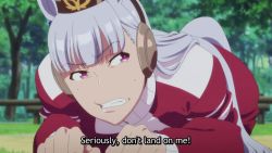 3girls animated donut food gold_ship_(umamusume) jumping mejiro_mcqueen_(umamusume) multiple_girls outdoors sound special_week_(umamusume) tagme umamusume video