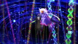 1boy 1girl amphimon android animated armor armored_boots attack aura blade blonde_hair boots breasts claws digimon digimon_(creature) digimon_ghost_game evolution explosion fangs formal_clothes full_body gauntlets gloves hand_on_own_hip higashimitarai_kiyoshiro index_finger_raised long_hair looking_at_another looking_at_viewer looking_to_the_side mask mecha_girl mechanical_arms medium_breasts medium_hair monster_girl no_humans open_mouth riding robot_girl sharp_teeth short_hair simple_background size_difference standing tagme teeth tentacle_hair tentacles thetismon transformation underwater video water weapon