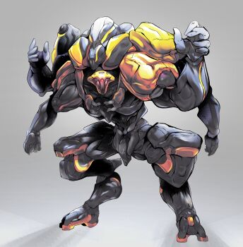 1other aixk extra_arms highres last_origin machine mecha no_humans robert_(last_origin) robot science_fiction