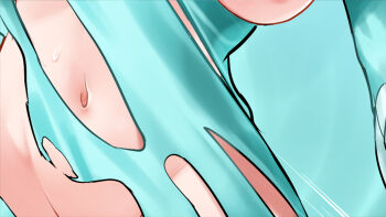 1girl blue_dress commentary_request dress highres kurere1202 mario_(series) navel nintendo no_panties rosalina solo stomach_focus super_mario_galaxy thumbnail_collage torn_clothes torn_dress