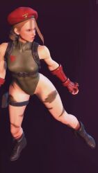 1girl 3d animated antenna_hair ass ass_focus ass_shake bad_tag bare_shoulders blonde_hair blue_eyes braid breasts cammy_white foreshortening gloves green_leotard hat helmet highleg highleg_leotard highres huge_ass leotard long_hair medium_breasts multicolored_hair screencap shiny_clothes solo standing streaked_hair street_fighter street_fighter_6 stretching tagme thighs thong_leotard twin_braids very_long_hair video video_game wide_hips