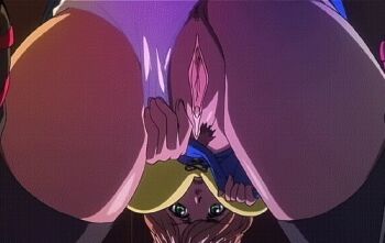 1girl animated animated_gif lowres m_ogui:_last_order pussy uncensored