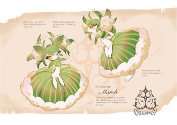 closed_mouth commentary english_text full_body highres logo multiple_views no_humans orange_eyes original zaber_(littlesuzume)