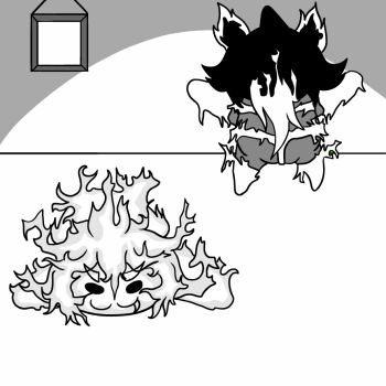 Rule 34 | animated, animated gif, black clover, bleach, bleach: sennen kessen-hen, crossover, mereoleona vermillion, non-web source, shihouin yoruichi, shihouin yoruichi (cat), shin art, tagme