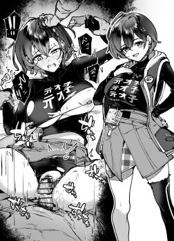 1girl absurdres assisted_rape belle_(zenless_zone_zero) blush breasts censored earrings gloves group_sex hair_between_eyes hair_ornament held_down highres jewelry large_breasts letter_hair_ornament multiple_boys open_mouth penis rape restrained sex shirt short_hair single_thighhigh smile thighhighs torn_clothes yatai_(ya2taic) zenless_zone_zero