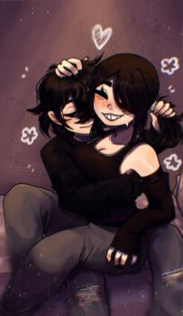 1boy 1girl andrew_graves artist_request highres julia_(the_coffin_of_andy_and_leyley) non-web_source source_request tagme the_coffin_of_andy_and_leyley