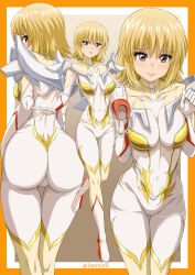 Rule 34 | 1girl, ass, breasts, cagalli yula athha, cameltoe, gundam, gundam seed, gundam seed freedom, highres, huge ass, inoshira, large breasts, mecha pilot suit, normal suit (gundam)