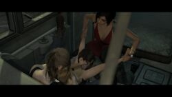 1boy 3d 3girls ada_wong age_difference anaru animated ankle_grab assisted_rape black_gloves black_hair bracelet breasts brown_hair capcom claire_redfield clothed_female_nude_male domination dress erection fellatio femdom fingerless_gloves gloves hand_on_another's_head hetero highres huge_filesize interior jewelry jill_valentine kneeling looking_at_another looking_at_viewer medium_breasts moaning multiple_girls necklace nude oral penis ponytail pov rape resident_evil short_hair shota size_difference small_penis small_penis_adoration sound source_filmmaker_(medium) tagme torso_grab uncensored video wide-eyed