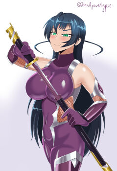 Rule 34 | 1girl, breasts, igawa asagi, john apocalypse, large breasts, long hair, taimanin (series), taimanin asagi