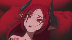 1girl all_fours anal anal_object_insertion animated anus arched_back artist_name ass audible_music audible_speech bouncing bouncing_ass bouncing_breasts bouncing_thighs breasts butt_plug chibi cleavage cleft_of_venus clitoral_hood completely_nude consensual_tentacles demon_horns dildo drooling empty_eyes female_ejaculation female_orgasm flou_(flou_art) freckles from_above highres horns huge_ass butt_plug large_insertion long_hair lying medium_breasts moaning mouth_drool nipple_piercing nipples non-web_source nude object_insertion on_back open_mouth orgasm original over_the_knee parted_bangs patreon_username piercing pixie_willow_(voice_actor) pointy_ears pussy red_background red_eyes red_hair red_theme rinn_(flou) sex_toy simple_background slit_pupils soles solo sound spread_legs stella_(flou) straight_hair swallowing sweatdrop tagme tentacles torogao uncensored video volkor watermark web_address wide_hips