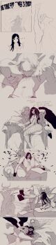 1boy 1girl after_anal aftersex albus_(castlevania) anal arm_tattoo armor armpits arms_behind_head ass axe back_tattoo bent_over bite_mark black_hair blood blush boots breasts butt_crack cape castlevania:_order_of_ecclesia castlevania_(series) closed_eyes clothed_sex corruption cuirass cum cum_in_ass cum_on_ass cum_on_body cunnilingus decapitation detached_sleeves dracula dracula_(castlevania) dress english_text fangs faulds feathered_wings feathers fingernails fishnet_pantyhose fishnets harsh-mallowz high_collar highres long_fingernails long_hair looking_at_another looking_back lying medium_breasts minotaur monochrome navel nipples nude on_back oral pantyhose parted_bangs penis platform_boots pubic_hair pussy_juice sex shanoa_(castlevania) sharp_fingernails side_slit simple_background sitting sitting_on_person sketch smile solo spread_legs tattoo thigh_boots thighhighs thong vampire very_long_hair wings