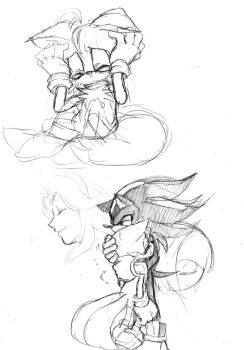 child closed_eyes comforting cosmo_(sonic) cosmo_the_seedrian crying fox hedgehog hug maria_robotnik misuta710 multiple_tails remembering sega shadow_the_hedgehog shota snot sonic_(series) sonic_x tail tails_(sonic) teardrop tears tms_entertainment two_tails wavy_hair