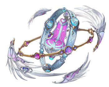 Rule 34 | artist request, euterpe (persona), heart, highres, no humans, official art, persona, persona (summon), persona 5, persona 5: the phantom x, solo, third-party source, throne, transparent background